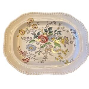 Vintage Copeland Spode Romney Serving Platter - England 9.5"x12.5"